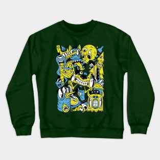 Monster Collage Crewneck Sweatshirt